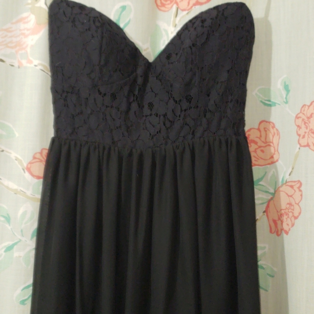 Black maxi dress